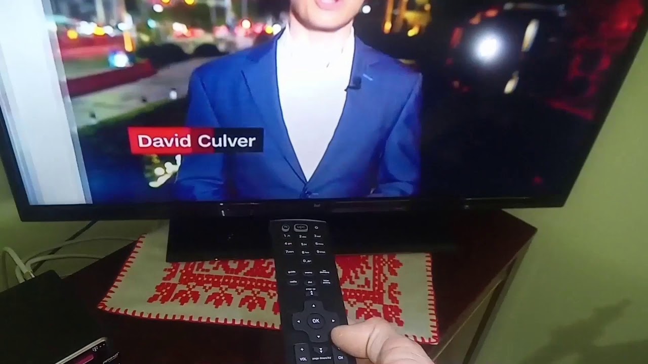 UPC Remote Controller TV settings