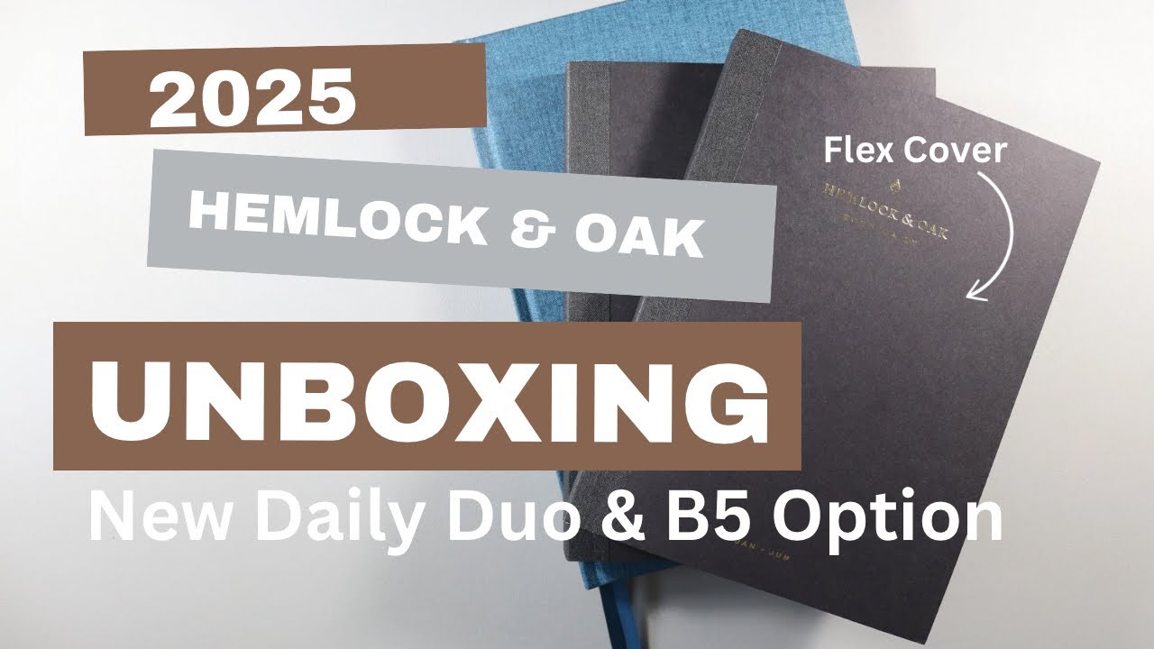 H&O 2025 Daily Duo (Flex Cover) and B5 Weekly Unboxing
