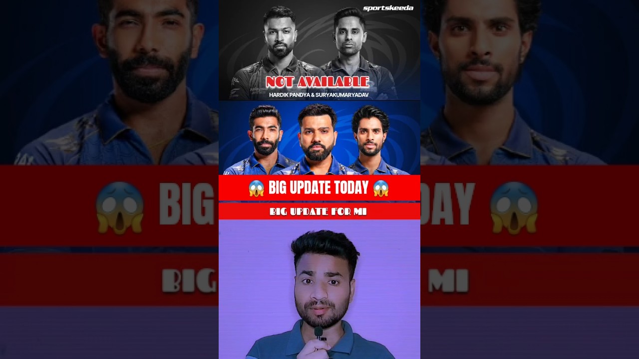 WHO SHOULD CAPTAIN MI? 🚨 Hardik & Surya OUT of MI vs RCB!