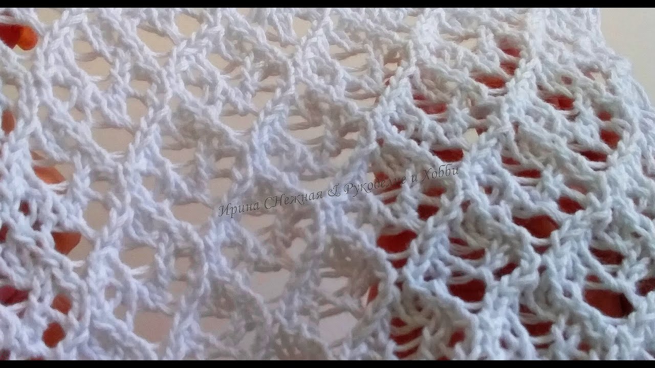 Летнее очарование - Ажурные листочки спицами