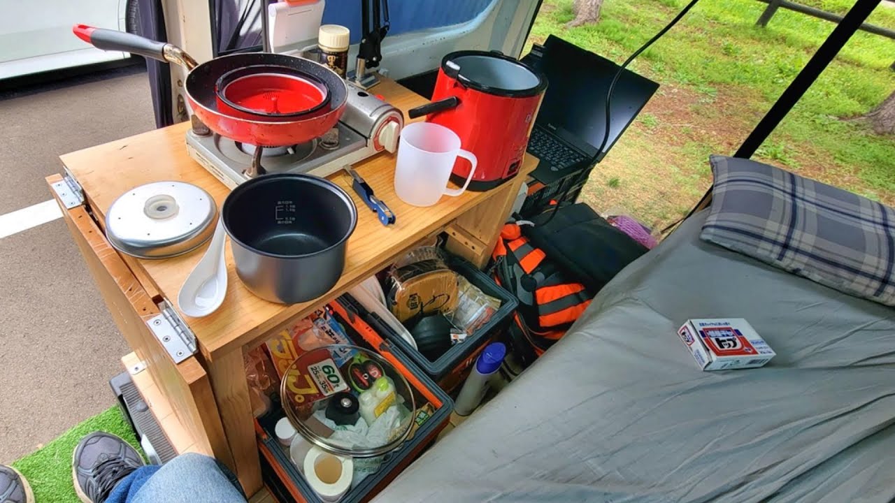 【Part9】旭川を観光して富良野の1泊800円のキャンプ場で北海道料理を楽しむ車中泊【北海道車中泊旅】