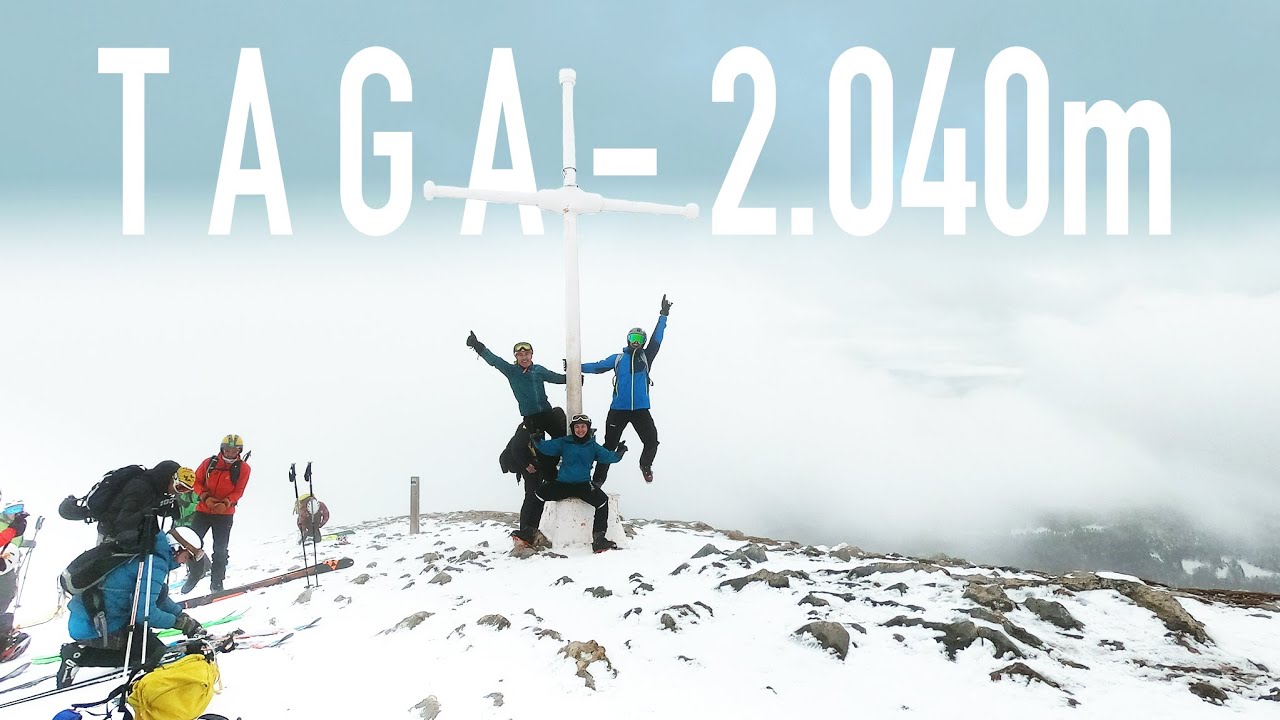 Skiing Taga 2.040m - Pardines Ski Touring in the Pyrenees Spain