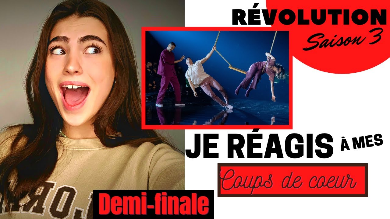 Je réagis à mes coups de cœur Révolution saison 3 - Demi-finale Cindy, Rahman et Yoherlandy