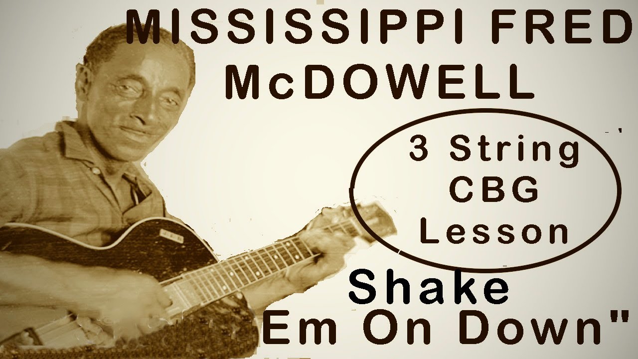 Shake Em On Down Cigar Box Guitar Lesson  3 String #3stringcbg #cigarboxguitarlesson #slideguitar