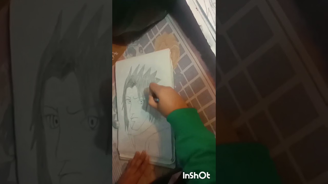 Drawing Sasuke Uchiha from Naruto | Simple & Easy Anime Art 