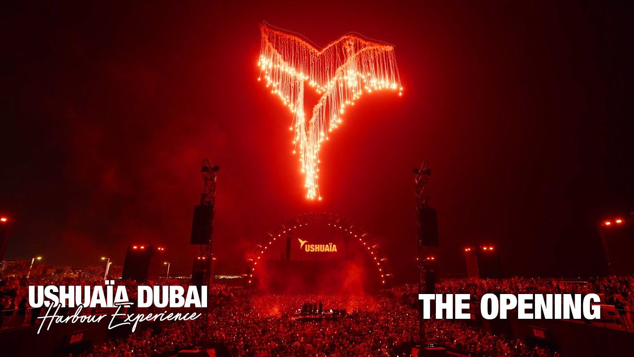 Ushua&iuml;a Dubai Harbour Experience Opening | Calvin Harris