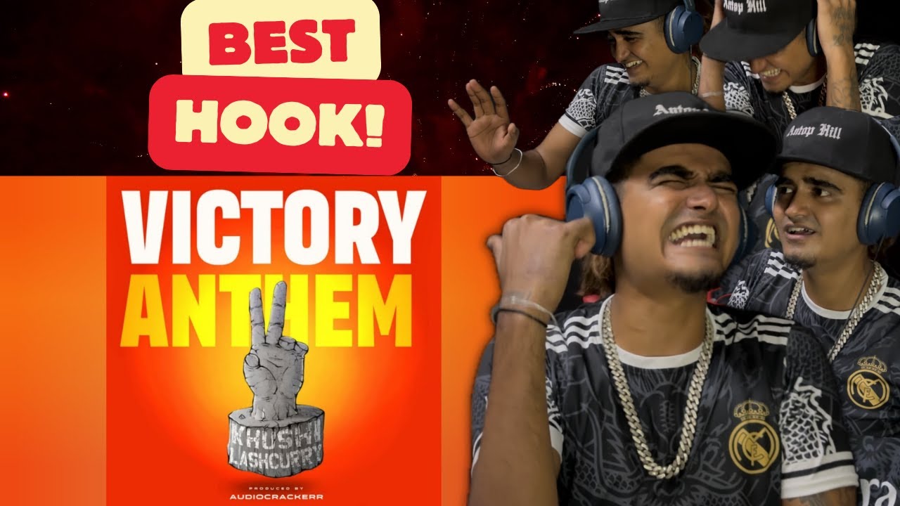 VICTORY ANTHEM- Khushi× ‪@lashcurry‬ prod.by ‪@AudiocrackerrBeatz1‬ [Official Audio] | REACTION!
