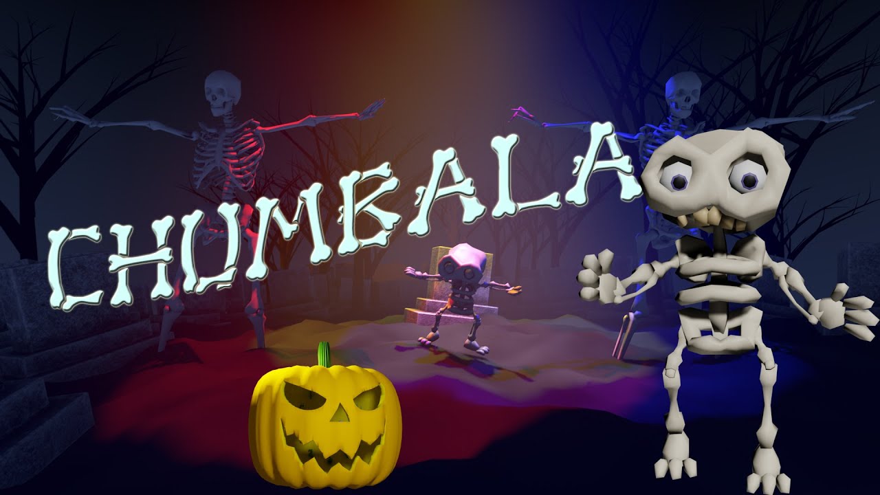 CHUMBALA CACHUMBALA💀 Las calaveras salen de su cuna💀canciones infantiles
