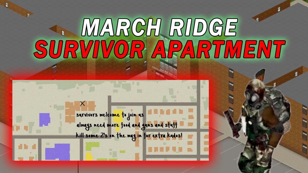 Clearing the Survivor Military Apartments in March Ridge - Project Zomboid