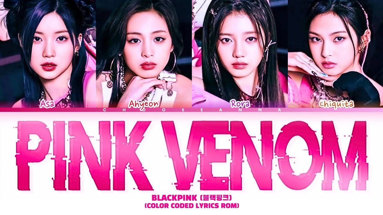 BLACKPINK - 'PINK VENOM' [BABYMONSTER COVER] (COLOR CODED LYRICS ROM BY CHOOSEANNA)