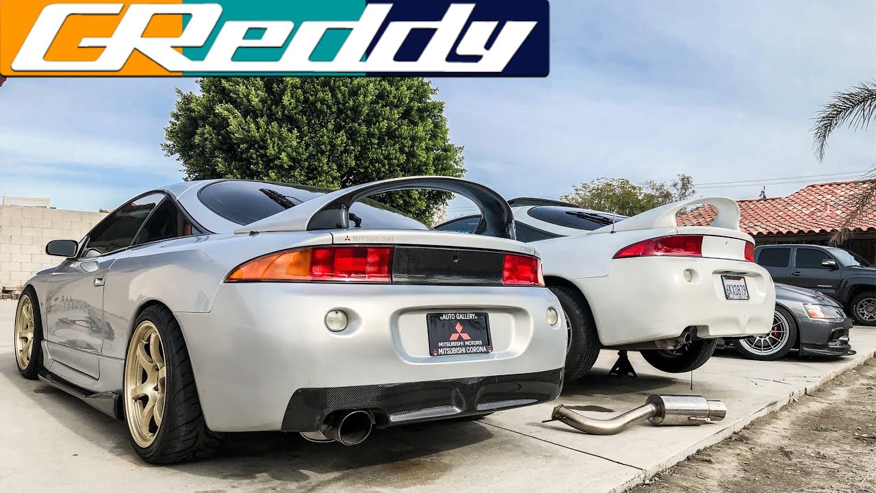 MITSUBISHI ECLIPSE EXHAUST INSTALL !!