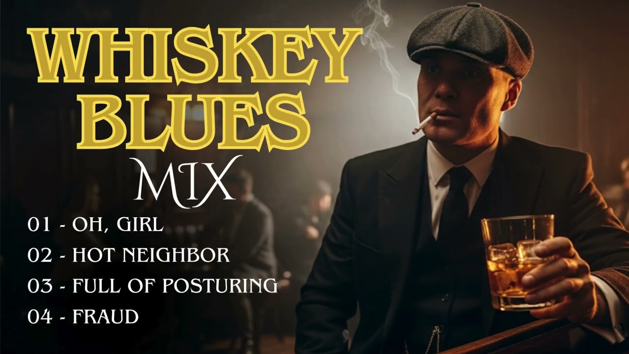 🥃 Relaxing Whiskey Blues | Smooth Slow Blues & Vintage Rock Ballads Mix | Ninuxe
