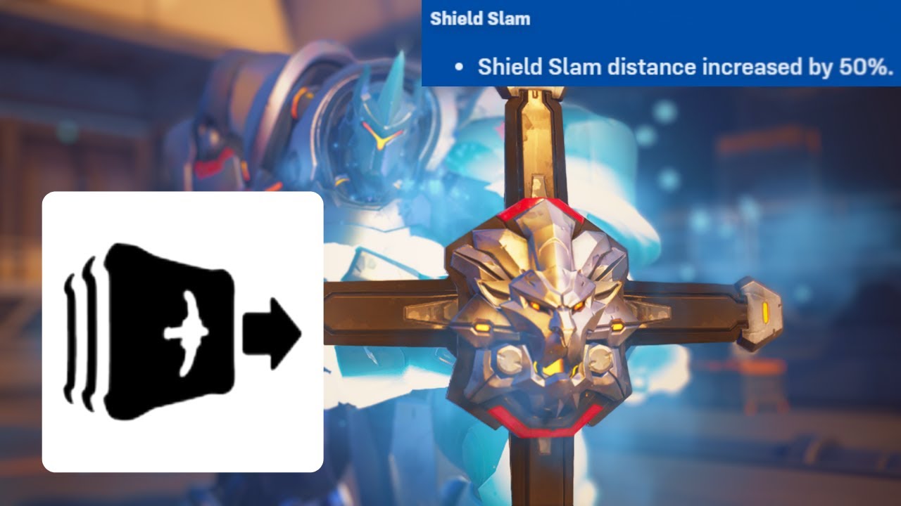 Reinhardt's Shield (Slam) Bash Perk is Better Than You Think