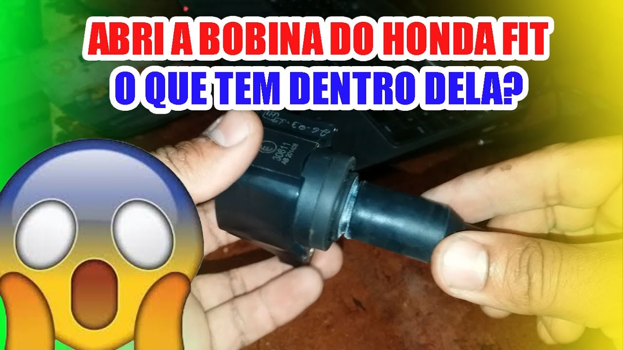 ABRI A BOBINA DO HONDA FIT. O QUE TEM DENTRO DELA???