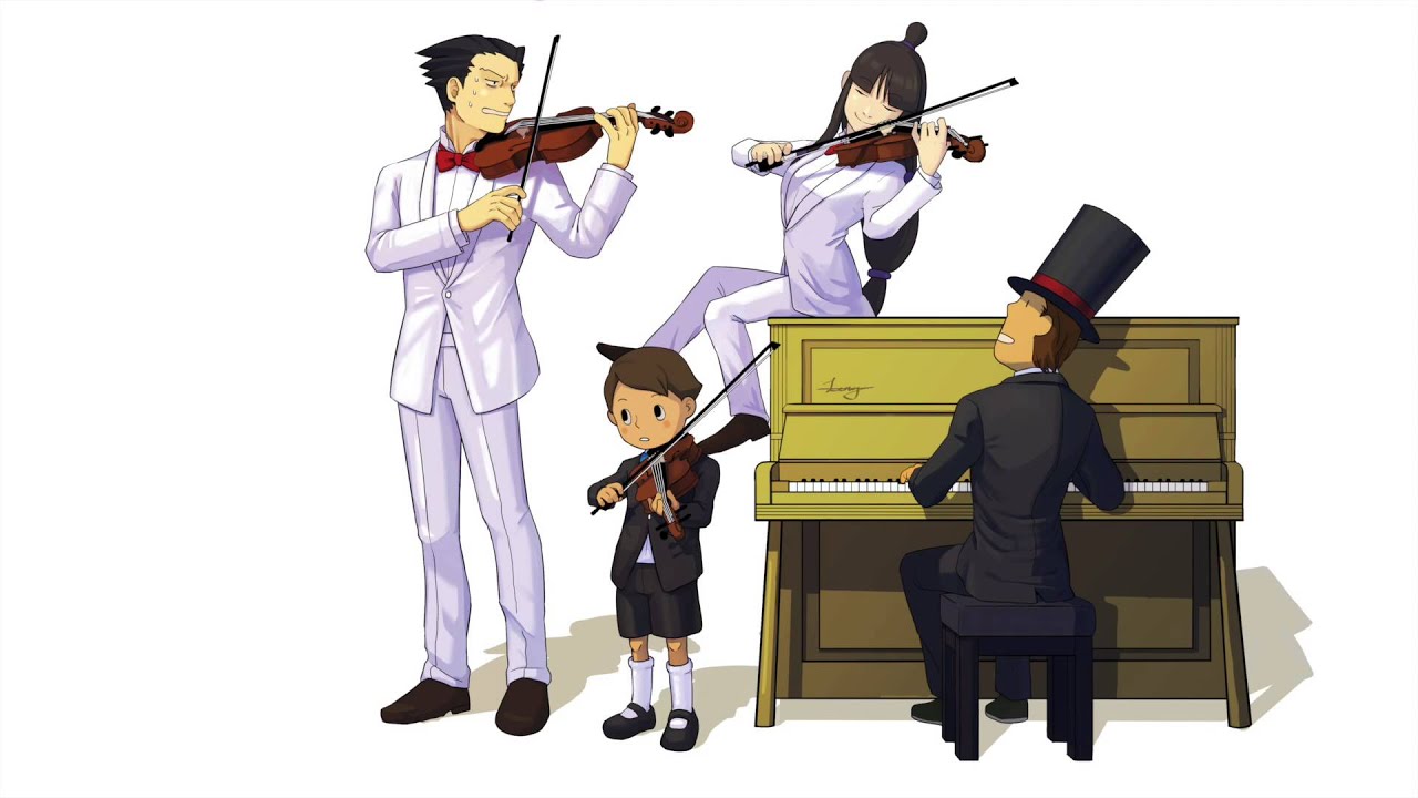 Professor Layton vs Phoenix Wright- Main Theme Violin/Piano cover