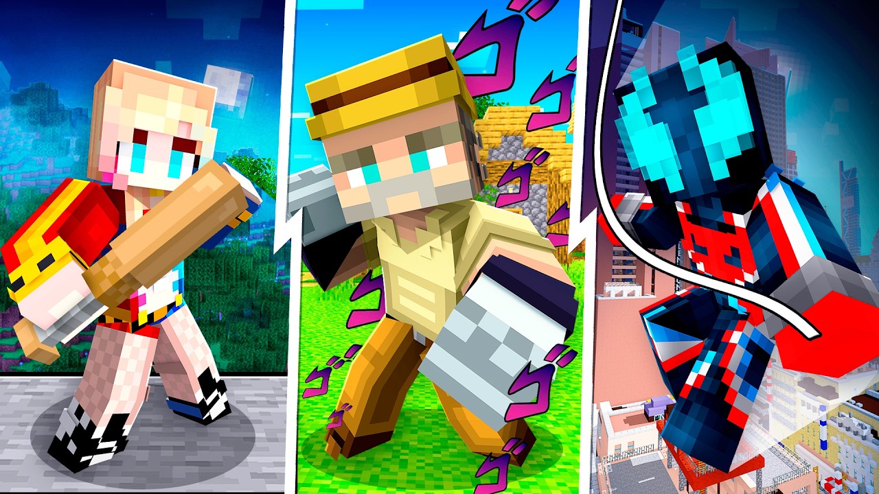 Fisk's Superheroes Mod Update in Minecraft! (Random Heropack)