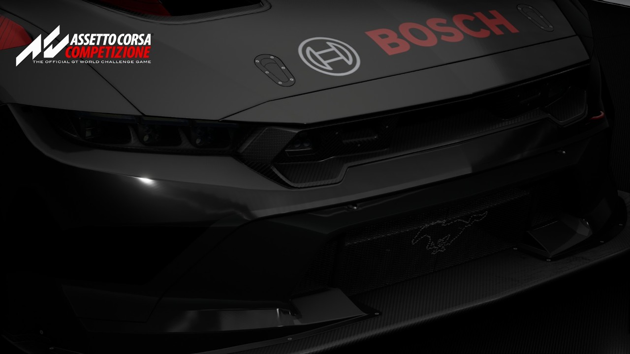 Assetto Corsa Competizione Ford Mustang GT3 auf Rennstrecke von Spa-Francorchamps