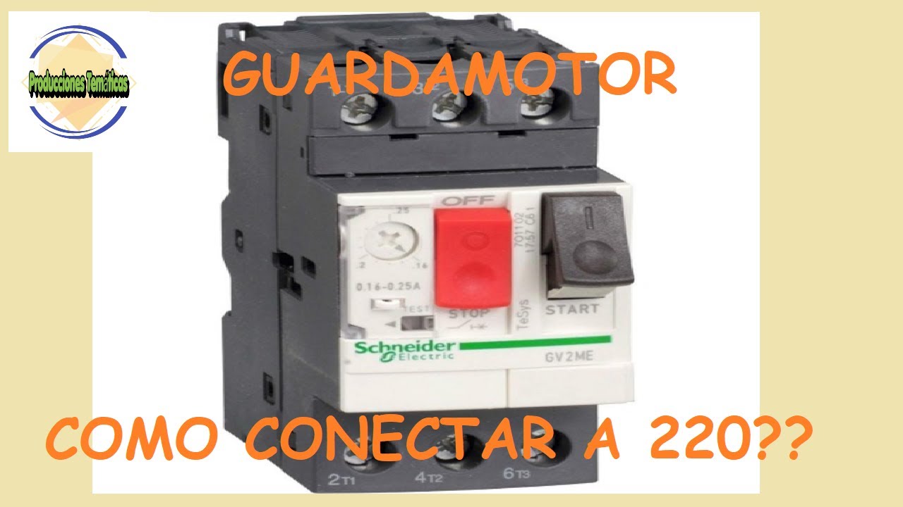 GUARDAMOTOR , como conectar motor a 220 Volt???
