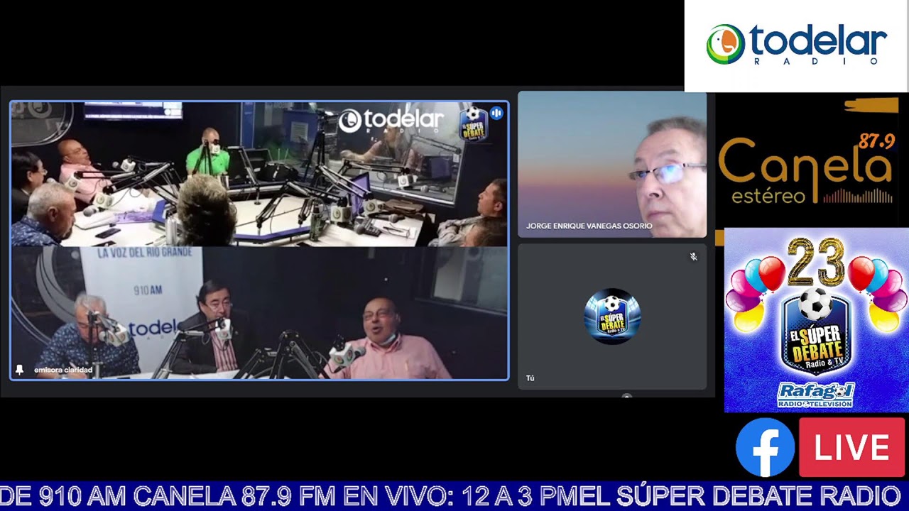 EL SÚPER DEBATE RADIO LA VOZ DEL RÍO GRANDE 910 AM CANELA 87.9 FM EN VIVO: 12 A 3 PM