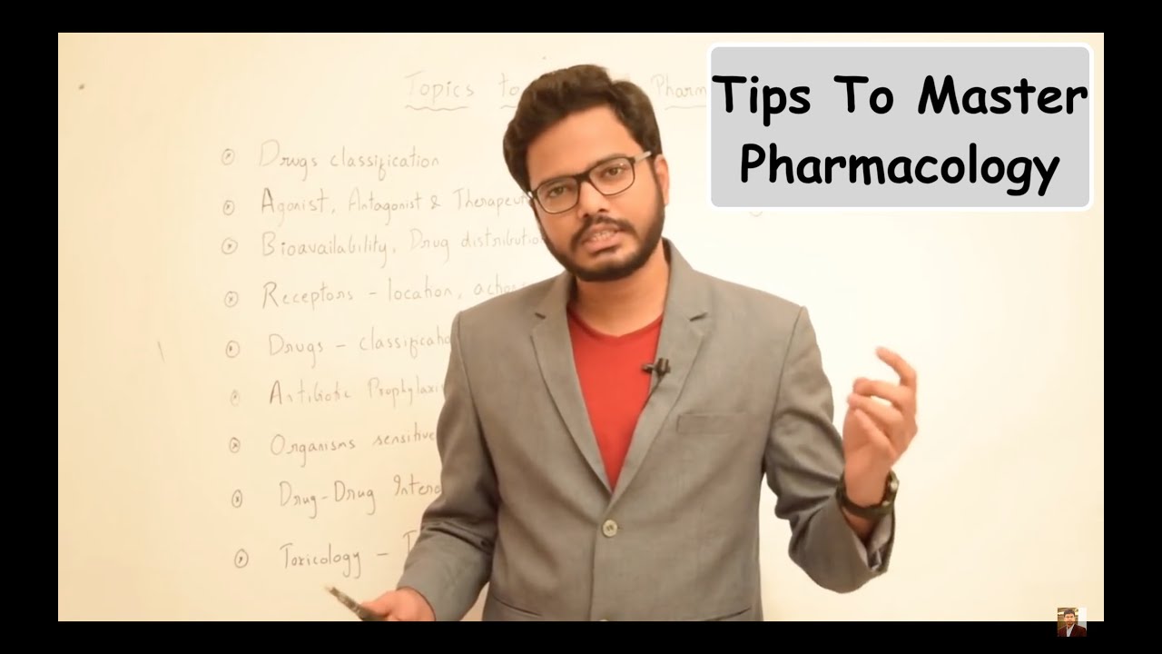 Mastering Pharmacology | Topics In Description Below