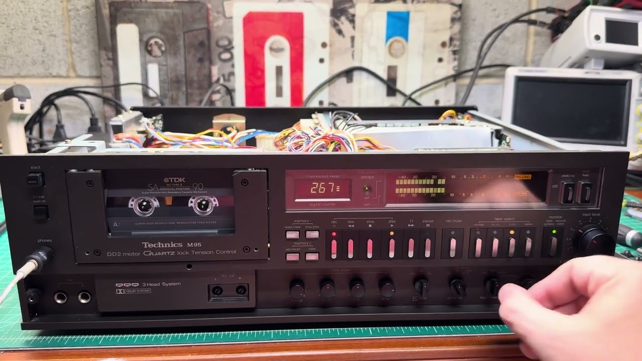 Technics RS-M95 Final Tuning + W&F is 0.021% WRMS!