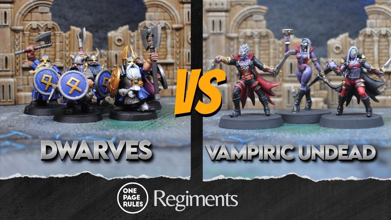 Warhammer Old World Alternative: One Pages Rules Regiments