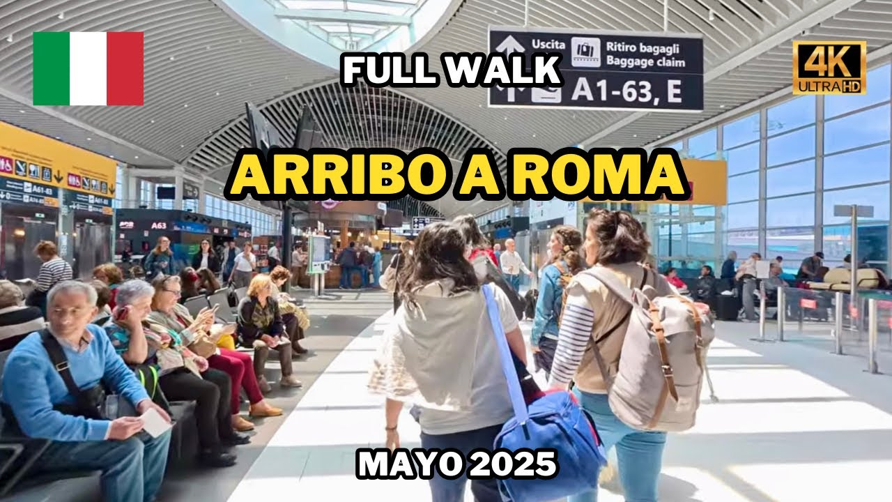 GUIA de TRANSPORTE al Centro de Roma | Italia 4K