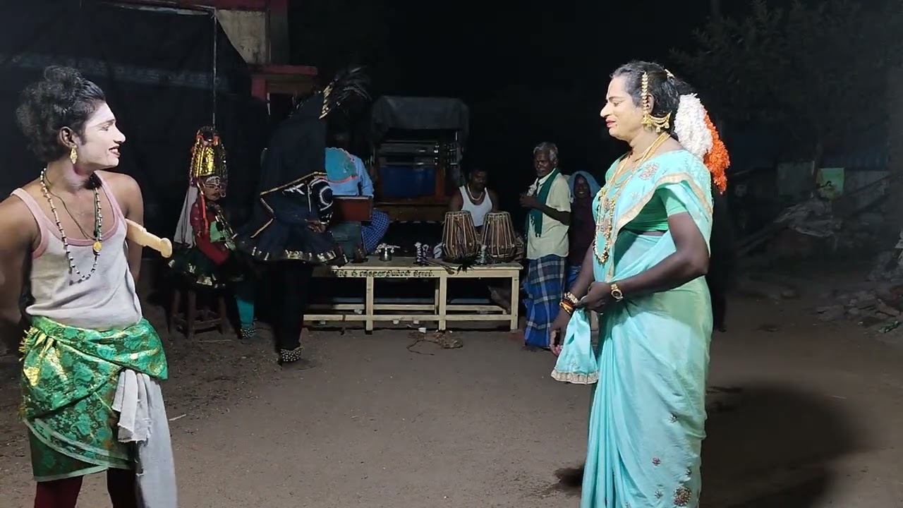 ஜலக்கிரிடை நாடகத்தில் கம்சன் வேடம் சரத்குமார் காட்டு எடையார் 8675371051