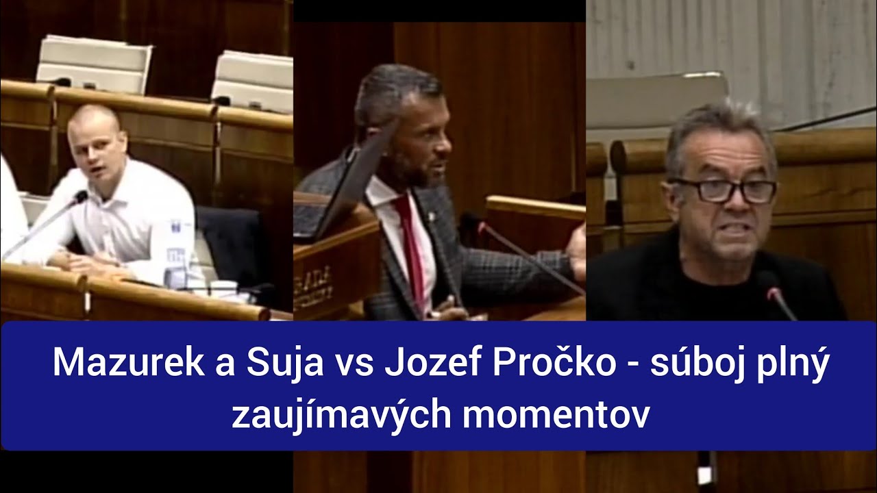 Mazurek a Suja vs Jozef Pročko - súboj plný zaujímavých momentov