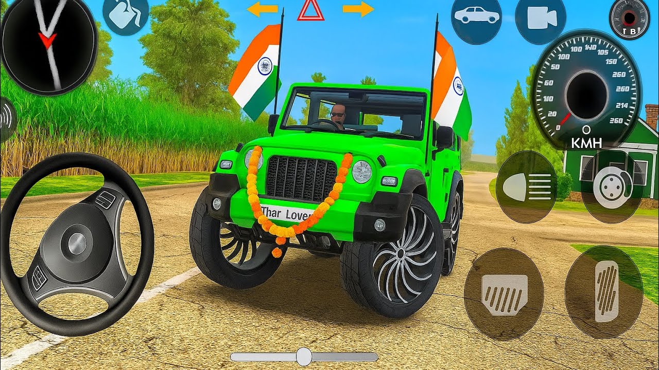 Modified Mahindra Thar Car Games: Indian Cars (Gadi Wala Game) - Car Game Android Gameplay 2025