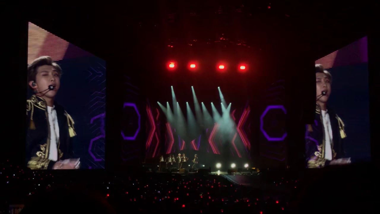 idol - BTS live at love yourself tour @ staples center los angeles D-4 9/9/2018