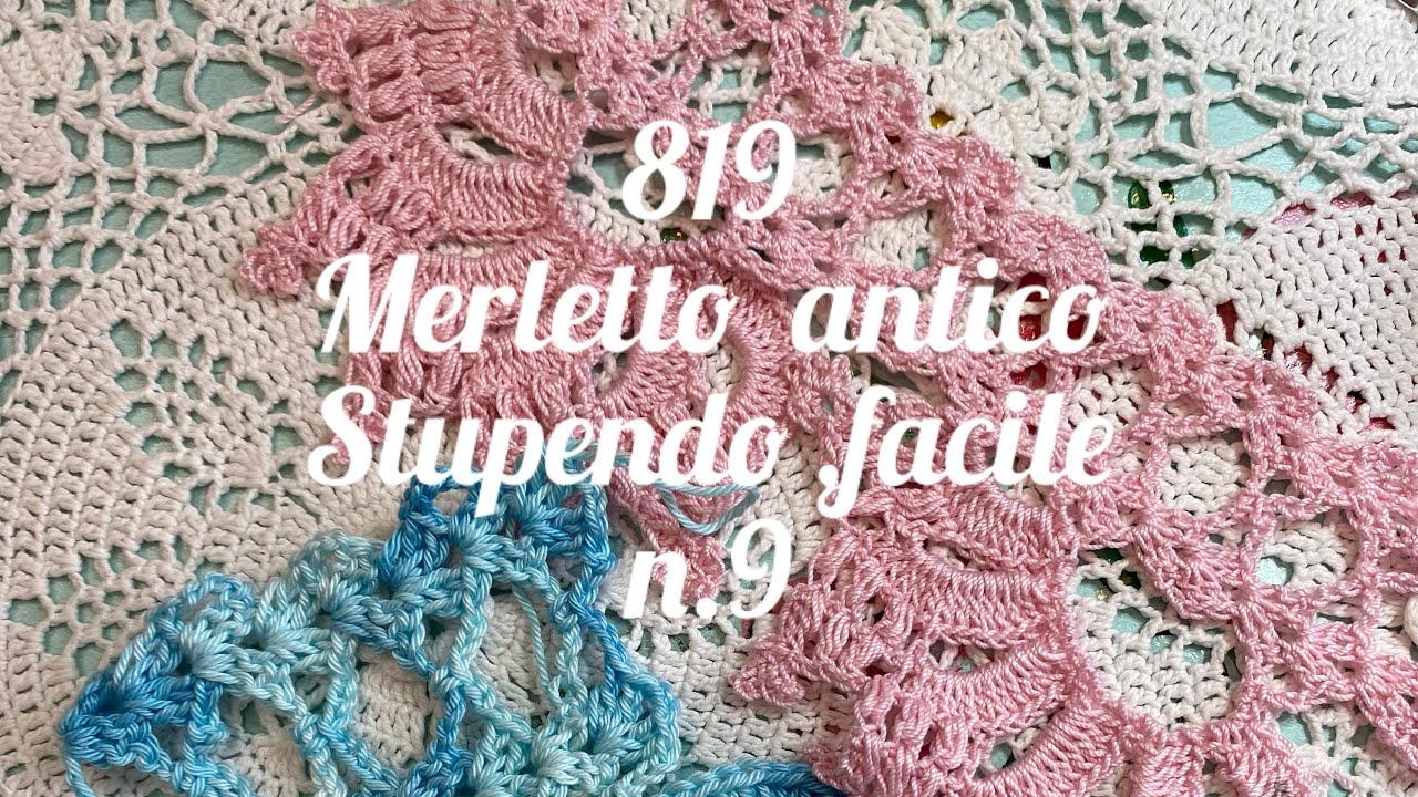 Merletto antico meraviglioso e semplice