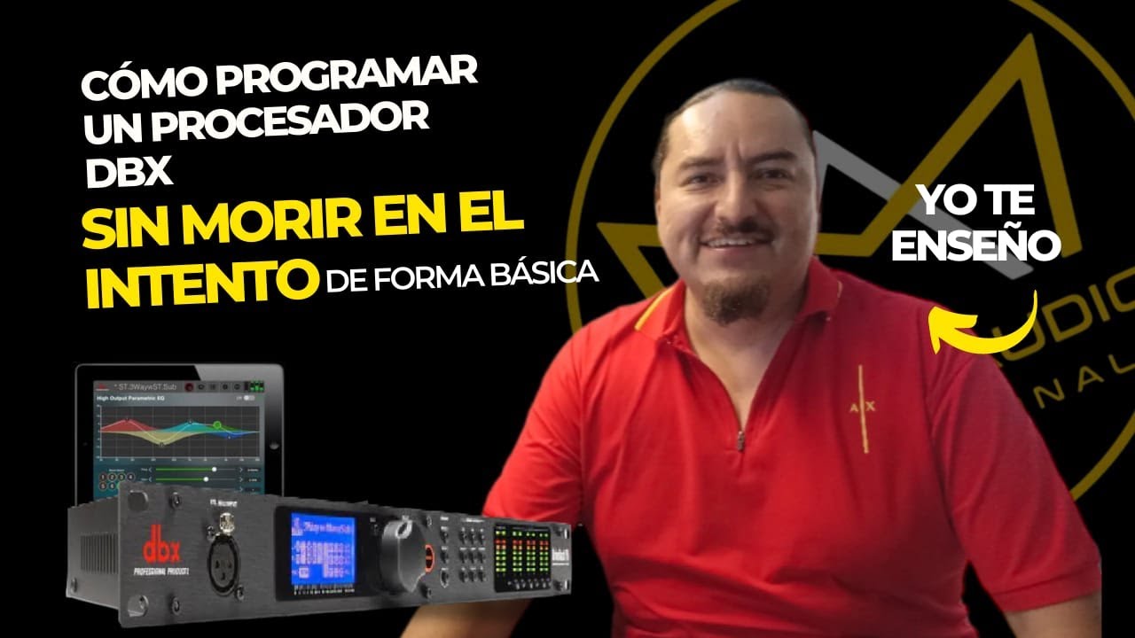 Cómo programar un procesador dbx driverack PA2 sin morir en el intento de forma manual y basica.