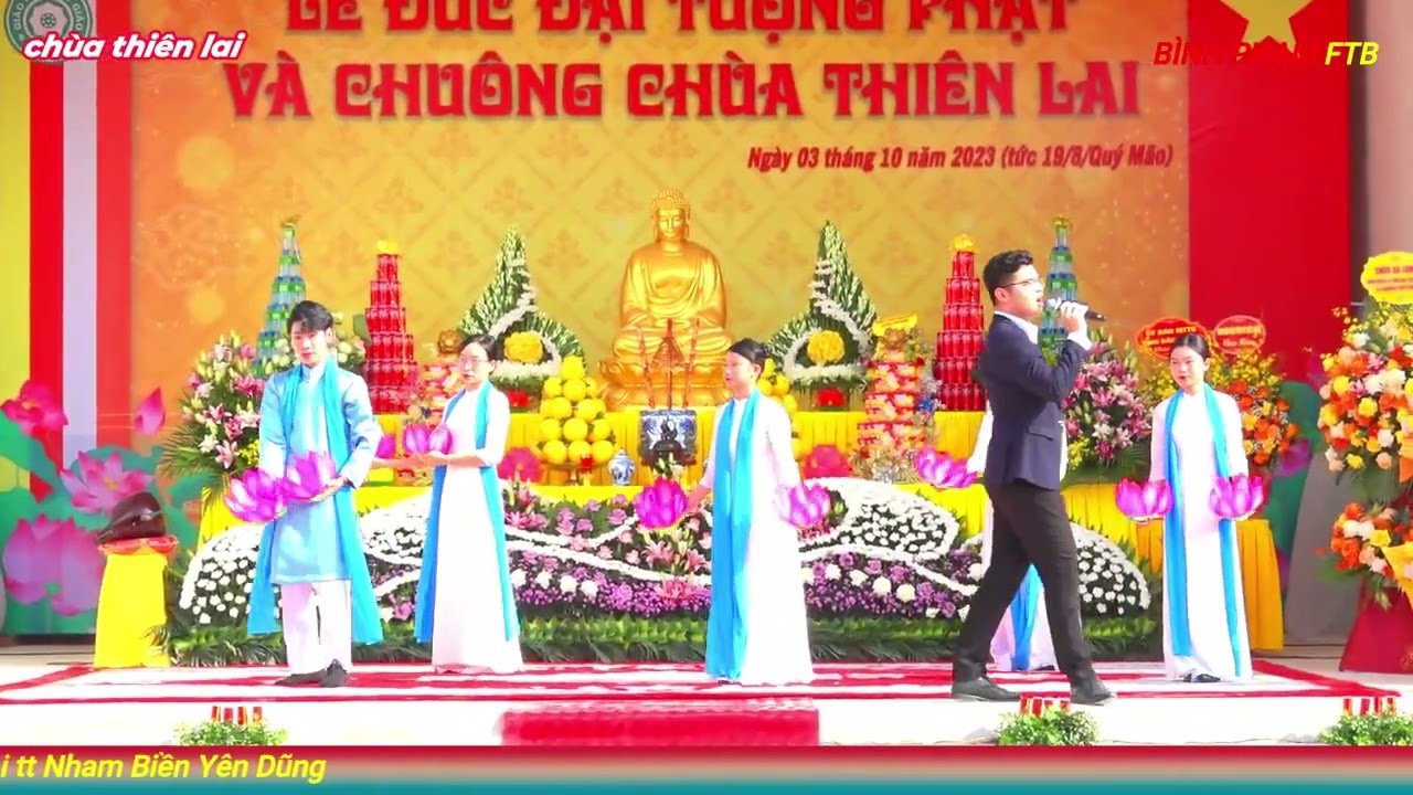 Chùa Thiên Lai Đúc tượng Phật và chuông