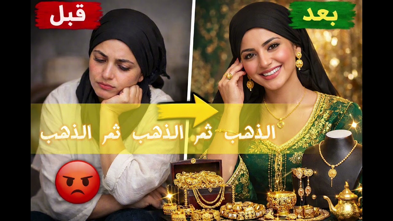 الذهب ماشي غير حلي… هو أمان مادي لكل امرأة!💛💰✨