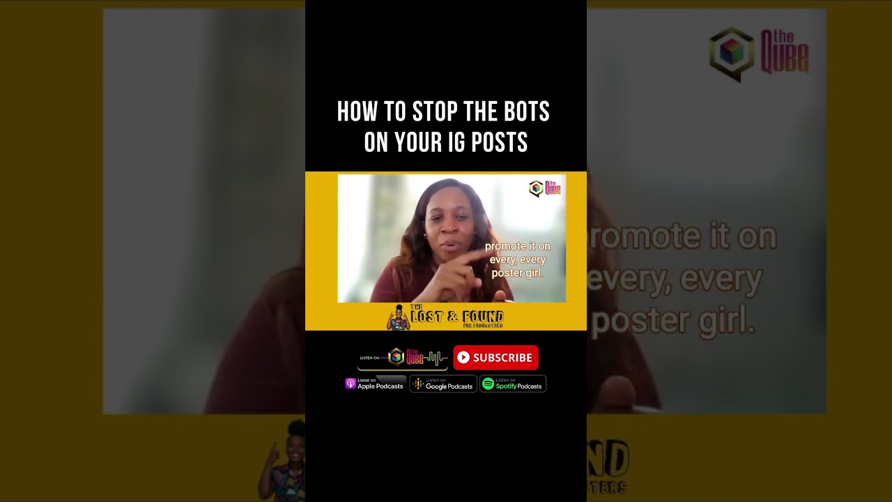 How To Get The Bots Off Your Podcast Posts #pods4theculture #podin #podsincolor #podcastclips