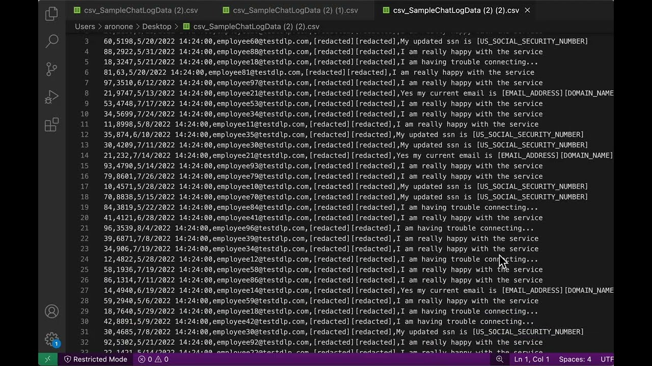 Sensitive Data Protection Demo: Configuration and Testing