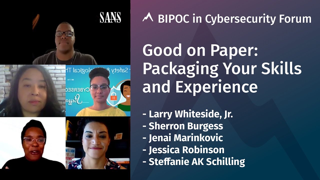 Good on Paper: Packaging Your Skills and Experience (Panel)
