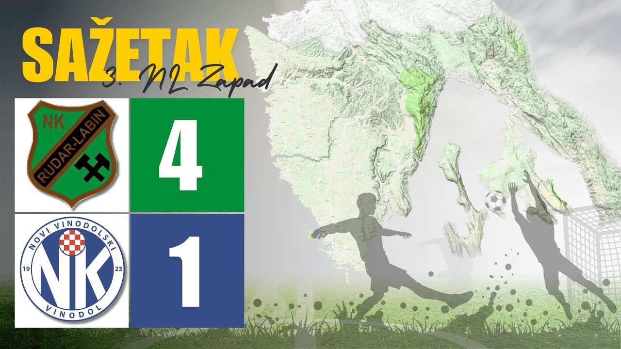 3.NL ZAPAD | 11.kolo | NK Rudar (L) v NK Vinodol | 4:1