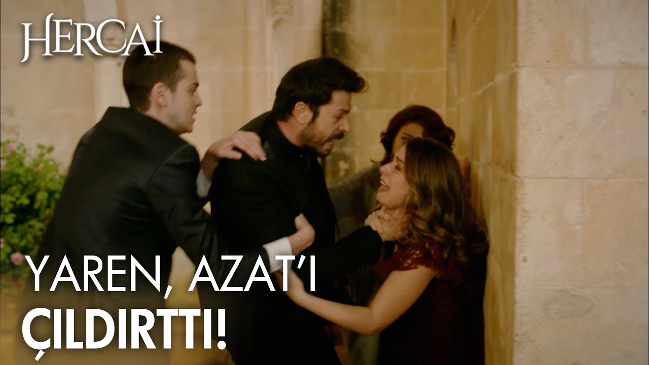 Azat kriz geçirip Yaren'in boğazına sarıldı - Hercai Yeniden