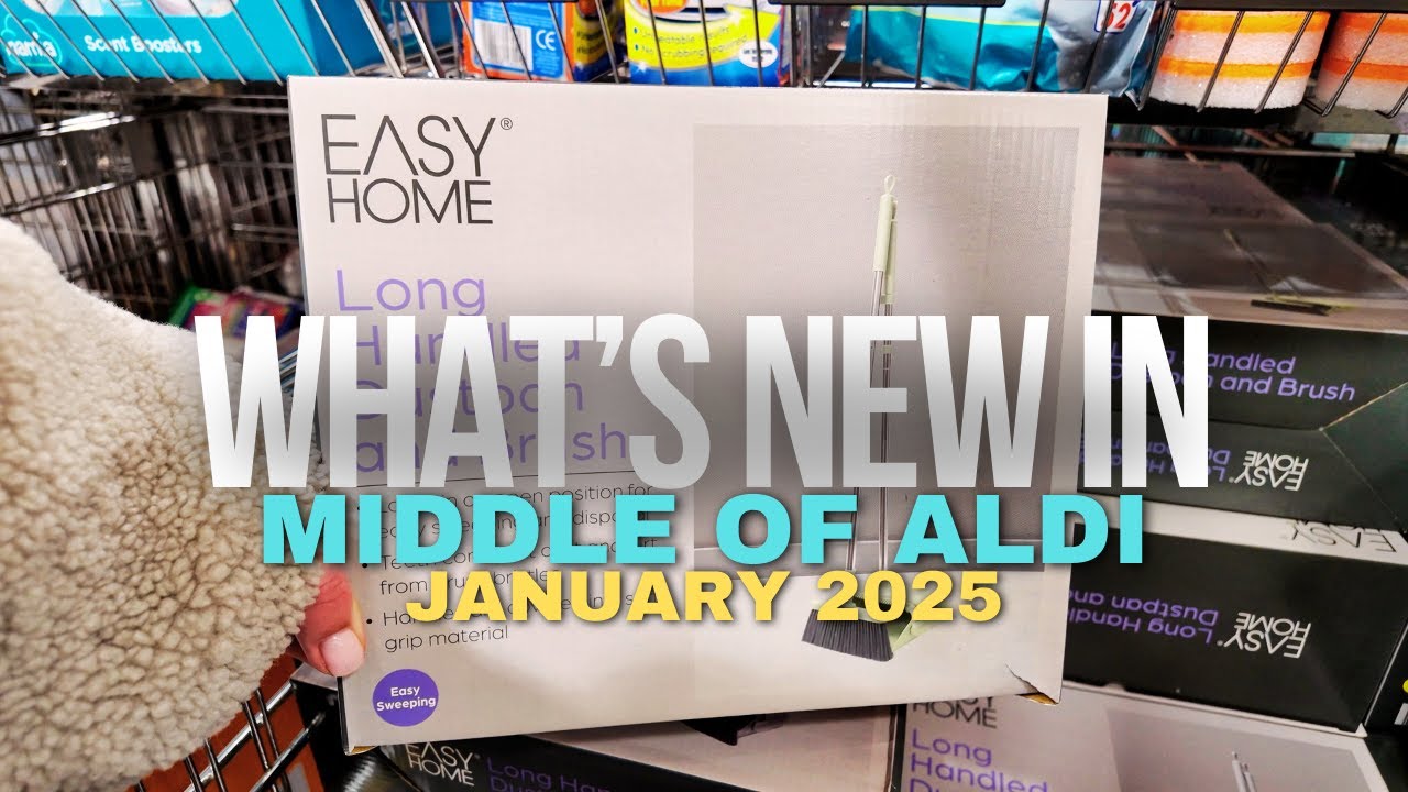 What's New in Middle of Aldi - New Arrivals - January 2025