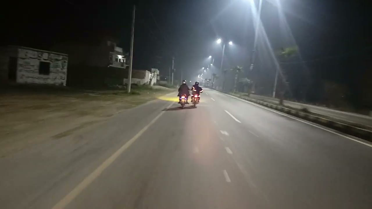 Night v logs with #honda 125