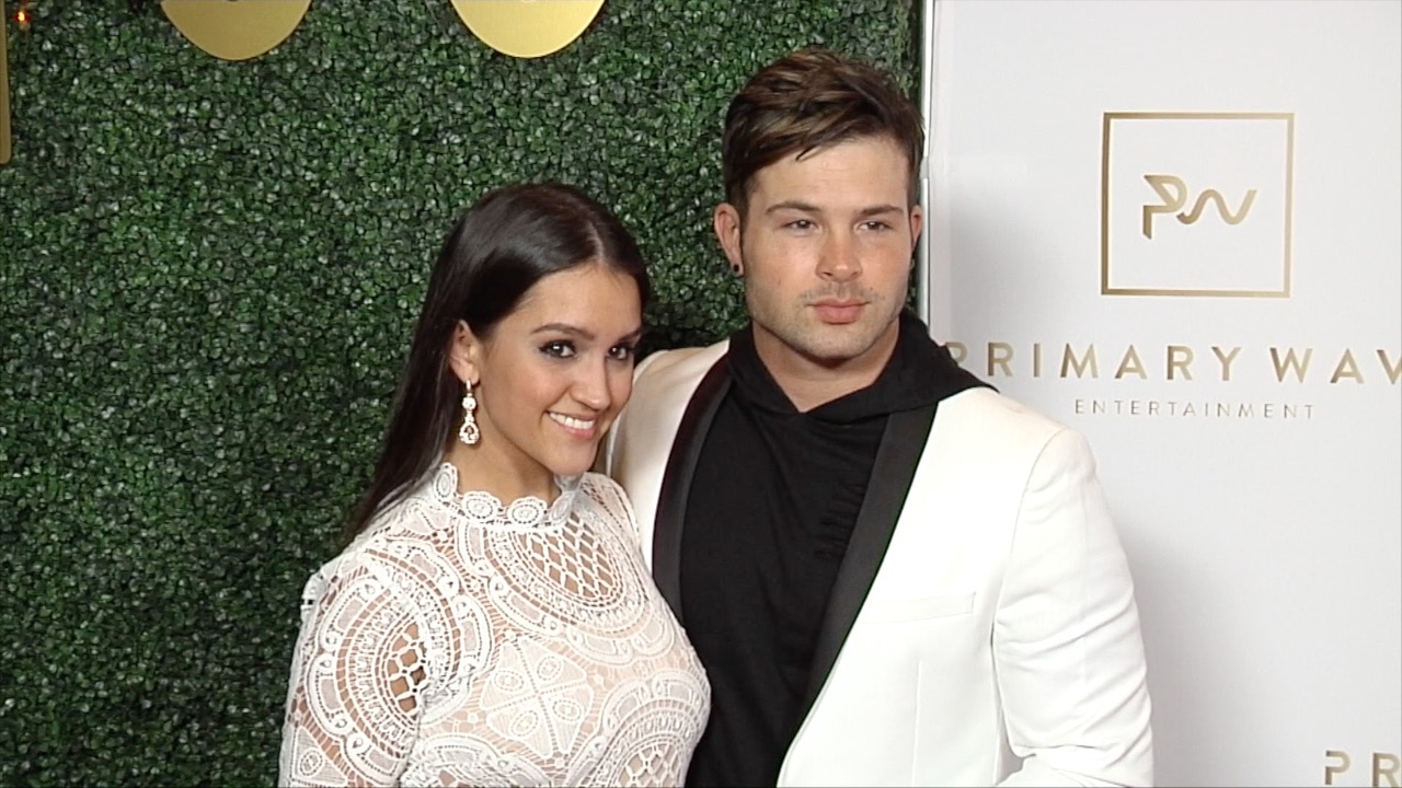 Cody Longo and Stephanie Longo 2017 Primary Wave Pre-Grammy Event Red Carpet