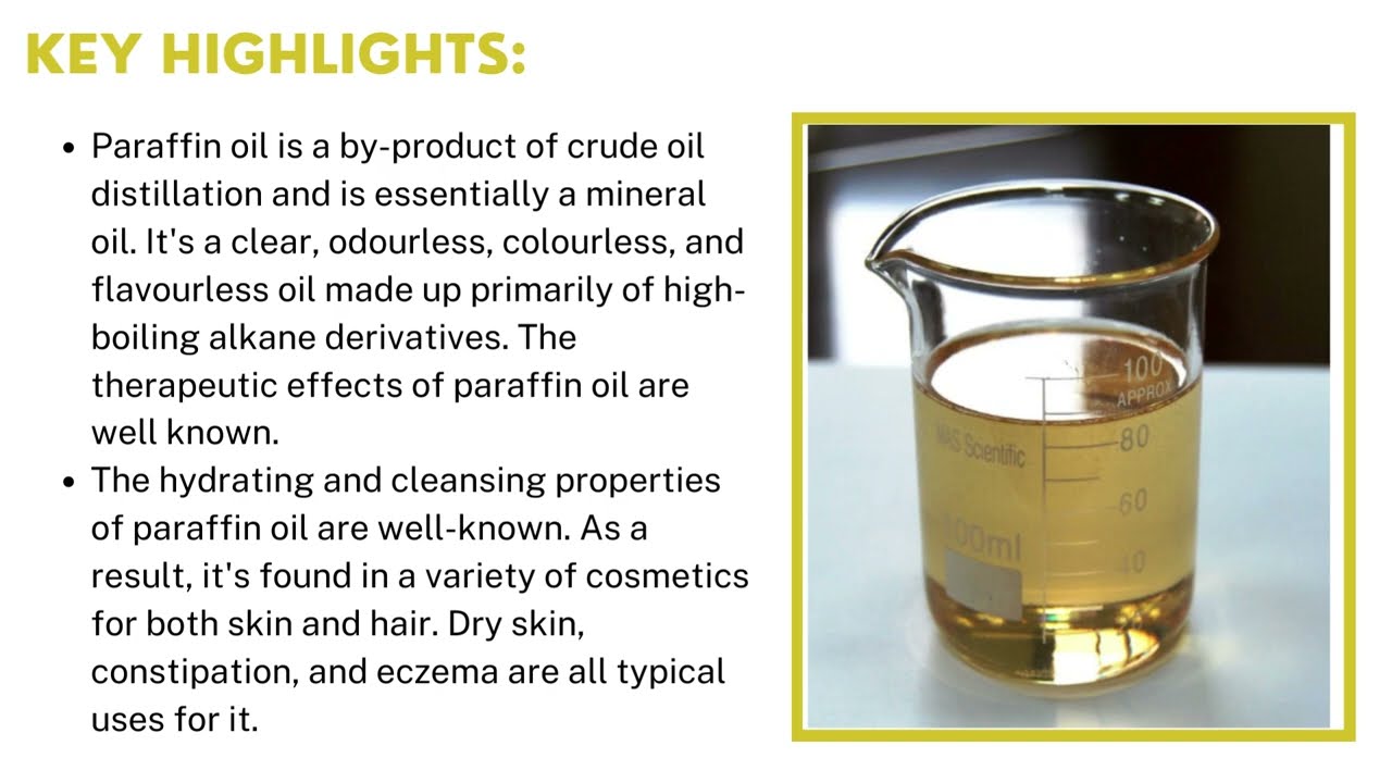 Paraffin Oil Market | Industry Data Analytics | IDA