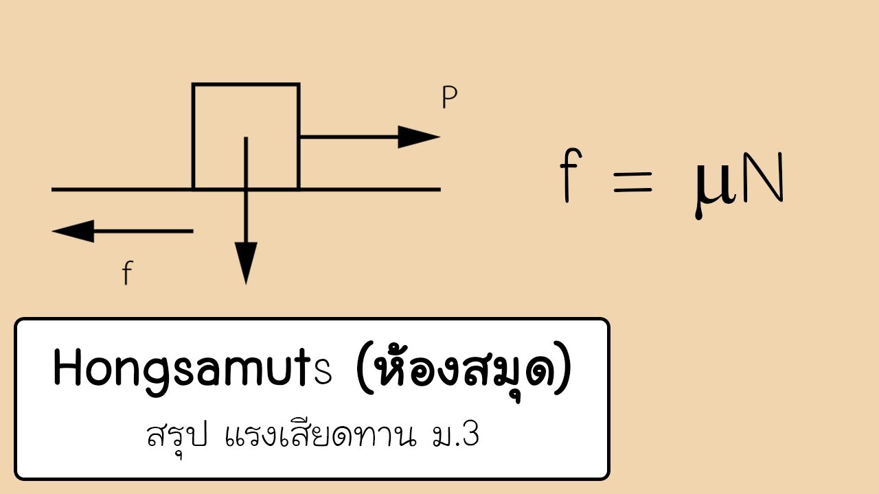 แรงเสียดทาน ม.3