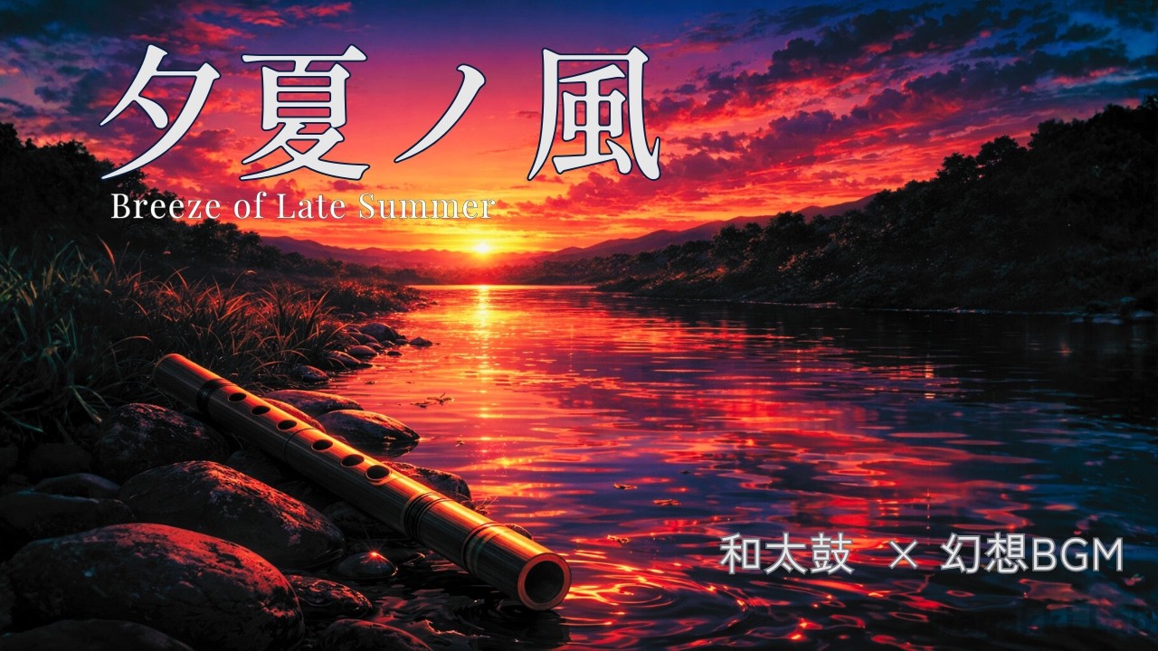 Breeze of Late Summer｜夕夏ノ風【Japanese Shinobue Ambient BGM】