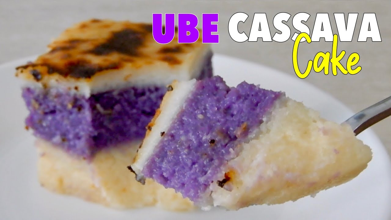 Ube Cassava Cake | tinaysfooddiary