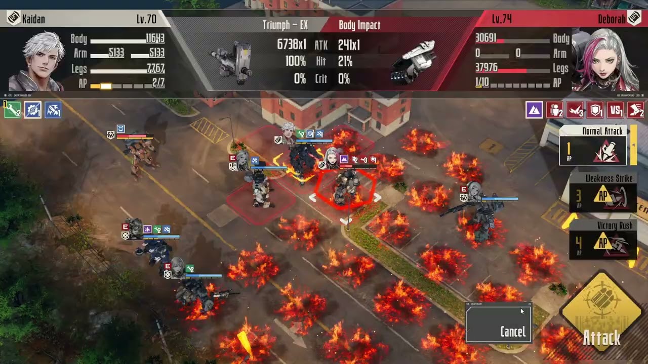 Mecharashi PC Armed Conquest Cross The Line Hard Deborah