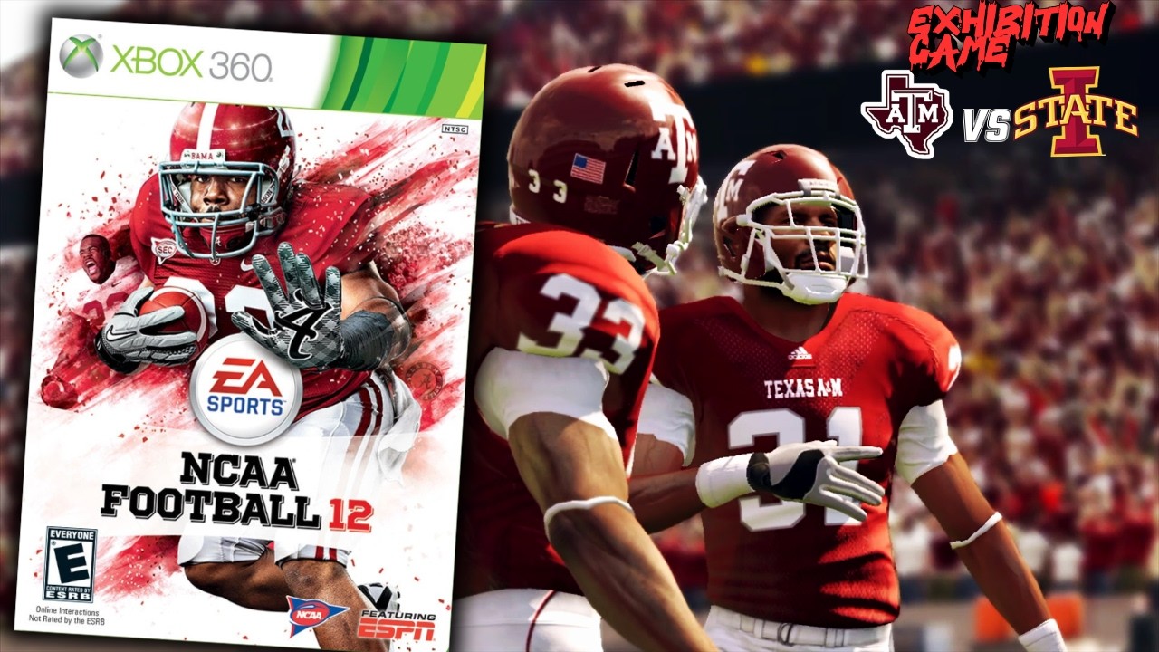 NCAA Football 12 Gameplay | Texas A&M vs Iowa State | No commentary