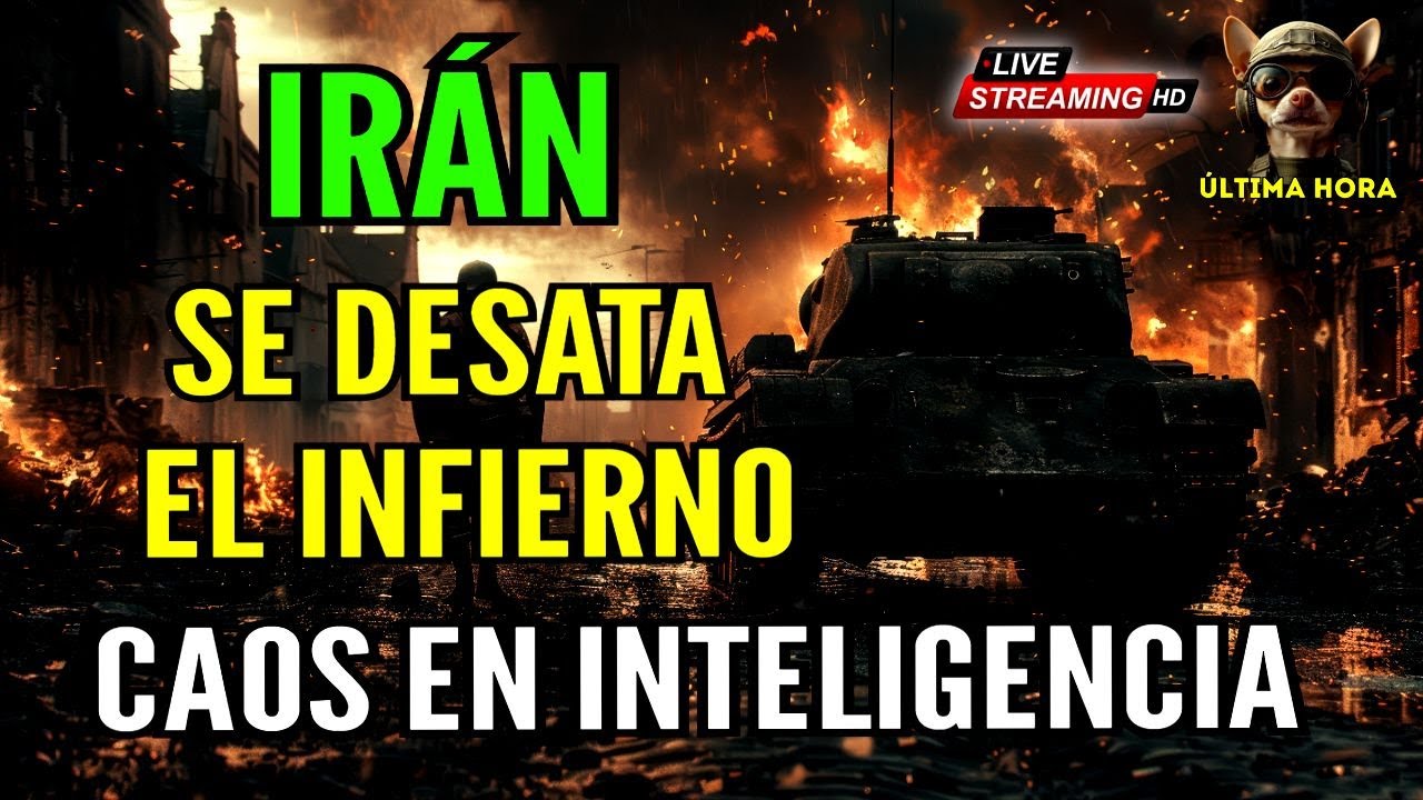 IRÁN 🔴SE DESATA EL CAOS. INTELIGENCIA EN ALERTA MÁXIMA JRENTRECOMILLA